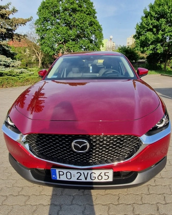 Mazda CX-30 cena 115620 przebieg: 49000, rok produkcji 2021 z Piła małe 121